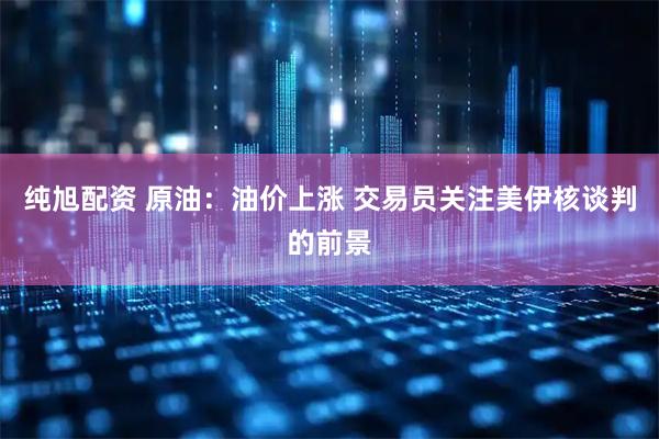 纯旭配资 原油：油价上涨 交易员关注美伊核谈判的前景